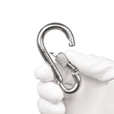 3.1" Heavy Duty Stainless Steel Carabiner Clips, 4 PCS