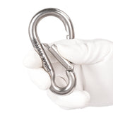 4" Heavy Duty Stainless Steel Carabiners, 4 PCS