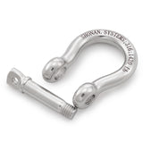 SHONAN 3/8" Marine Grade Bow Shackles, 2Pcs(316 Stainless Steel)