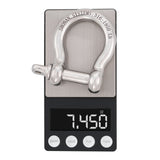 SHONAN 1/2" Marine Grade Large Bow Shackle, 2 Pcs(316 Stainless Steel)