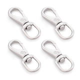 3.5" Stainless Steel Swivel Eye Snap Hooks, 4 Pcs