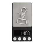2.36" Trigger Snap Hooks for 1-inch Webbing, 316 Stainless Steel, 100 Lbs Capacity, 2 Pcs