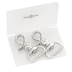 2.36" Trigger Snap Hooks for 1-inch Webbing, 316 Stainless Steel, 100 Lbs Capacity, 2 Pcs