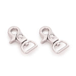 2" Small Trigger Snap Hooks, 316 Stainless Steel, 40 Lbs Capacity, 2 Pcs