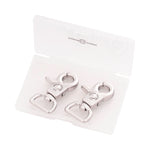 2" Small Trigger Snap Hooks, 316 Stainless Steel, 40 Lbs Capacity, 2 Pcs