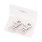 2" Small Trigger Snap Hooks, 316 Stainless Steel, 40 Lbs Capacity, 2 Pcs
