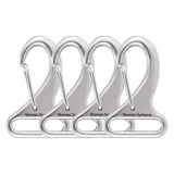 SHONAN Wire Gate Carabiners for 1 Inch Webbing Strap, 316 Stainless Steel