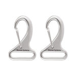 SHONAN Wire Gate Carabiners for 1 Inch Webbing Strap, 316 Stainless Steel