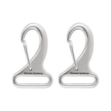 SHONAN Wire Gate Carabiners for 1 Inch Webbing Strap, 316 Stainless Steel