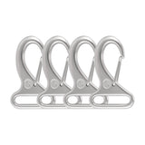 SHONAN Wire Gate Carabiners for 1 Inch Webbing Strap, 316 Stainless Steel