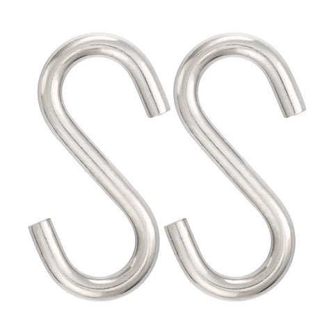 SHONAN Heavy Duty Stainless Steel S Hooks for Hanging (SNSH-04)