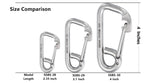 SHONAN Marine Grade Stainless Steel Boat Hooks, Carabiner for Jet Ski, Kayak and Boat Dock Lines