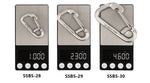 SHONAN Marine Grade Stainless Steel Boat Hooks, Carabiner for Jet Ski, Kayak and Boat Dock Lines