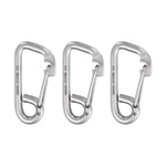 SHONAN Marine Grade Stainless Steel Boat Hooks, Carabiner for Jet Ski, Kayak and Boat Dock Lines