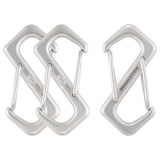 SHONAN S-shaped Wire Gate Carabiners, 2-1/3" S-biners, 316 Stainless Steel
