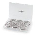 SHONAN S-shaped Wire Gate Carabiners, 2-1/3" S-biners, 316 Stainless Steel