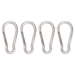 3.1" Heavy Duty Stainless Steel Carabiner Clips, 4 PCS