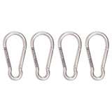 3.1" Heavy Duty Stainless Steel Carabiner Clips, 4 PCS