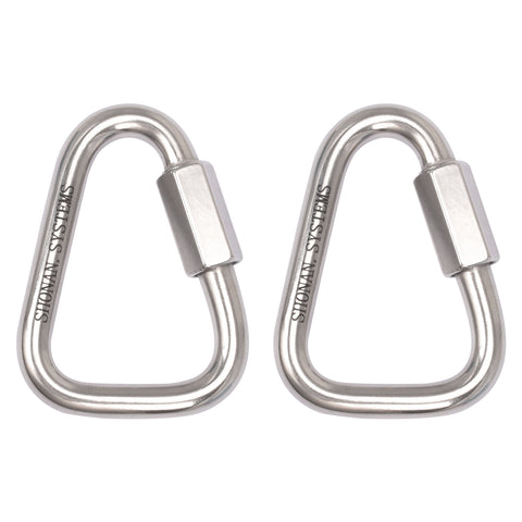 2.9" Marine Grade Large Triangle Links, Stainless Steel 316, 2 Pcs